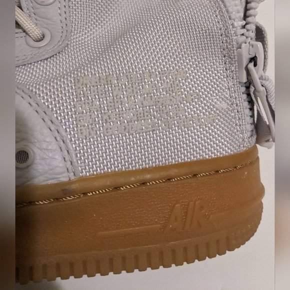 SF AF Air Force  1 Mid Vast Grey 7 Women - Picture 6 of 10